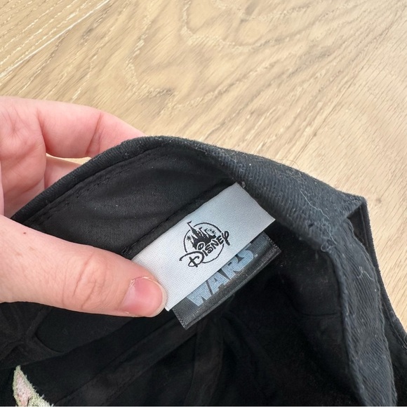 Baby Yoda Hat Embroidered Walt Disney World Black Dad Hat Baseball Cap Star Wars - Picture 10 of 11